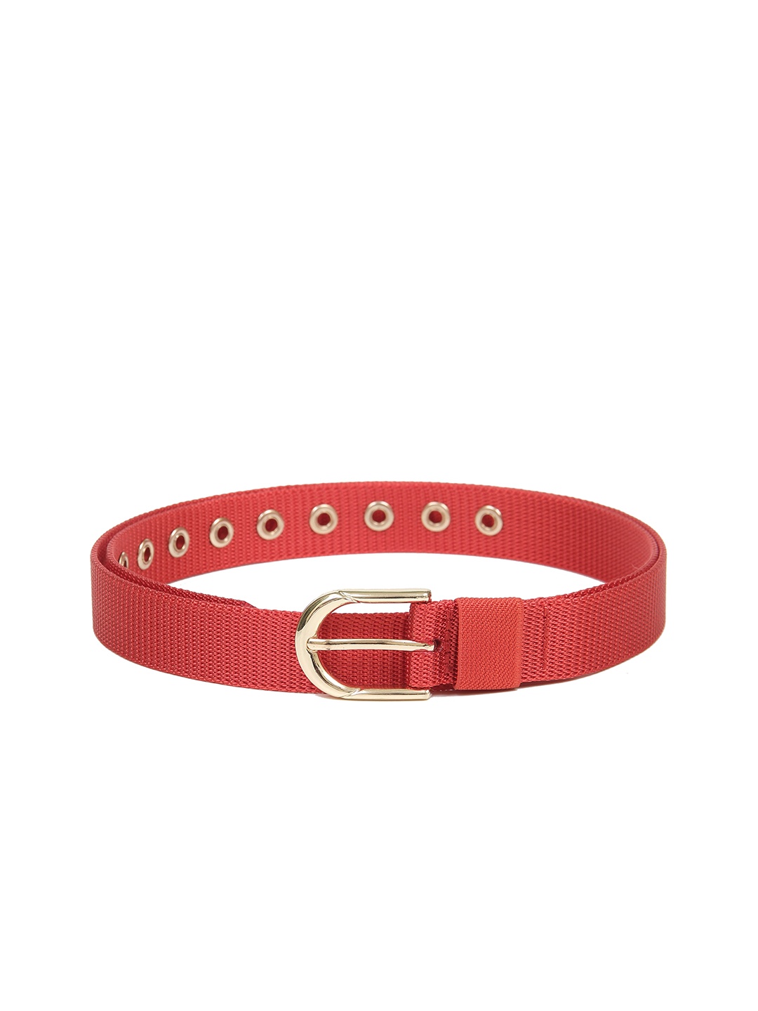 

Calvadoss Women Red Textured Belt