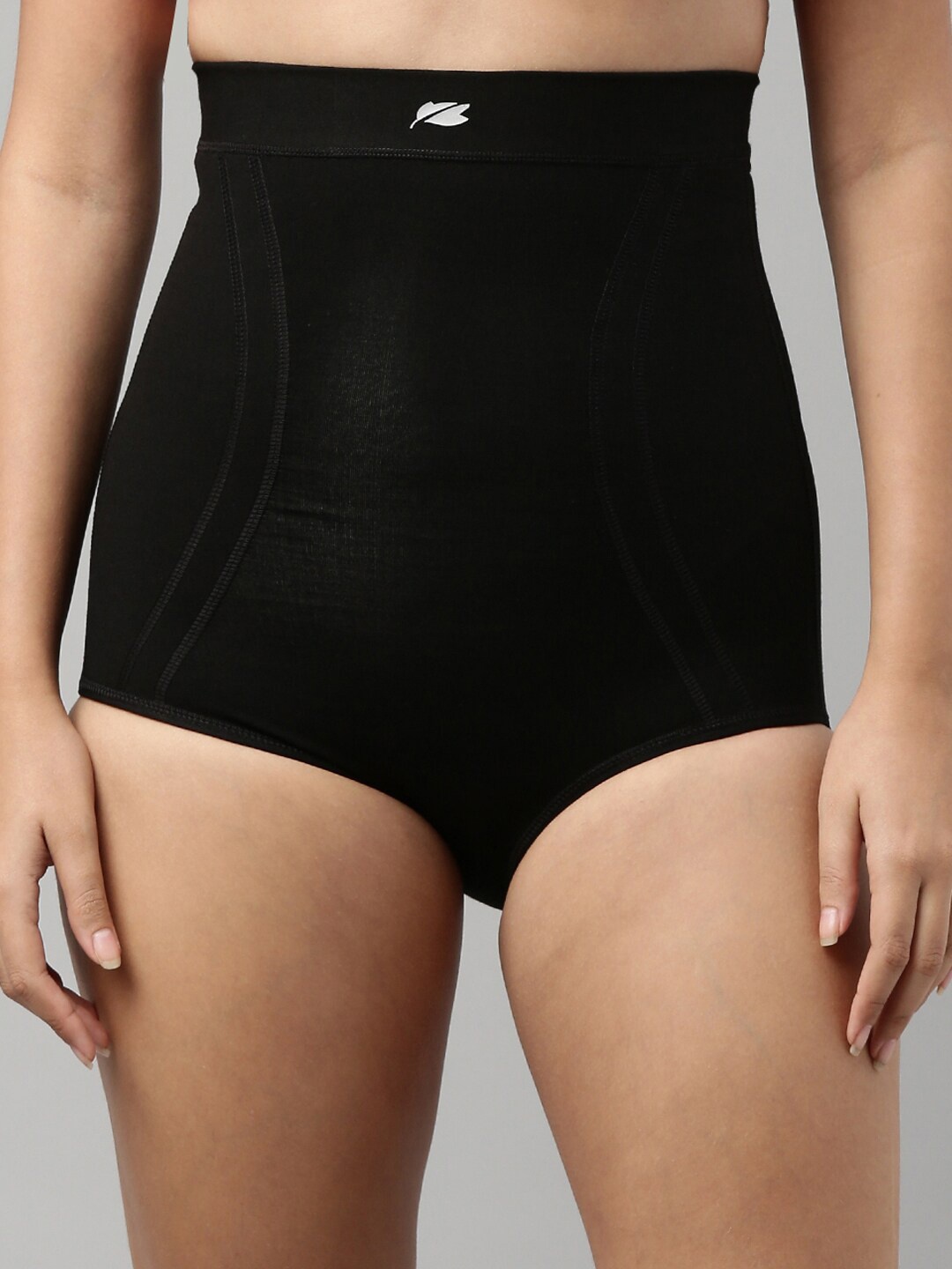 

GOLDSTROMS Women Black Solid High Waist Tummy Shaper