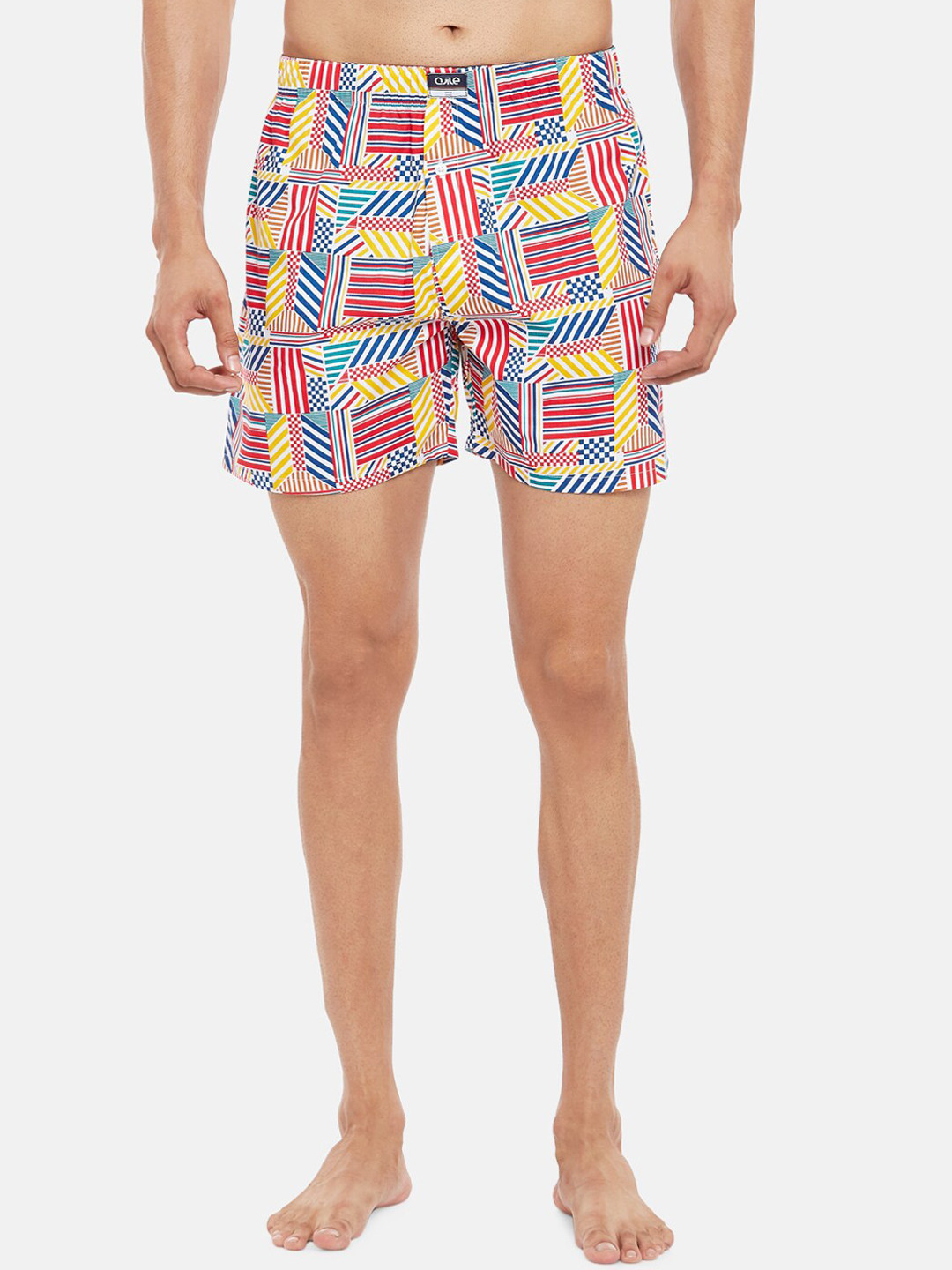 

Ajile by Pantaloons Men Multicoloured Printed Pure Cotton Boxers 8905172796350, Multi