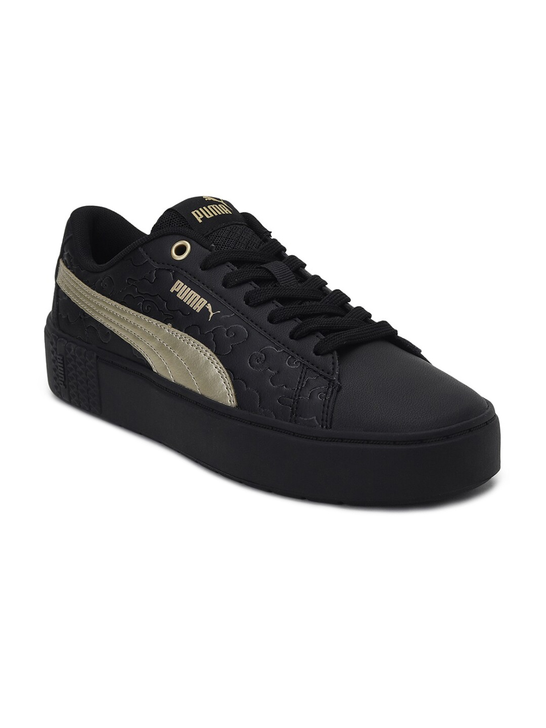 

Puma Women Black Textured Sneakers