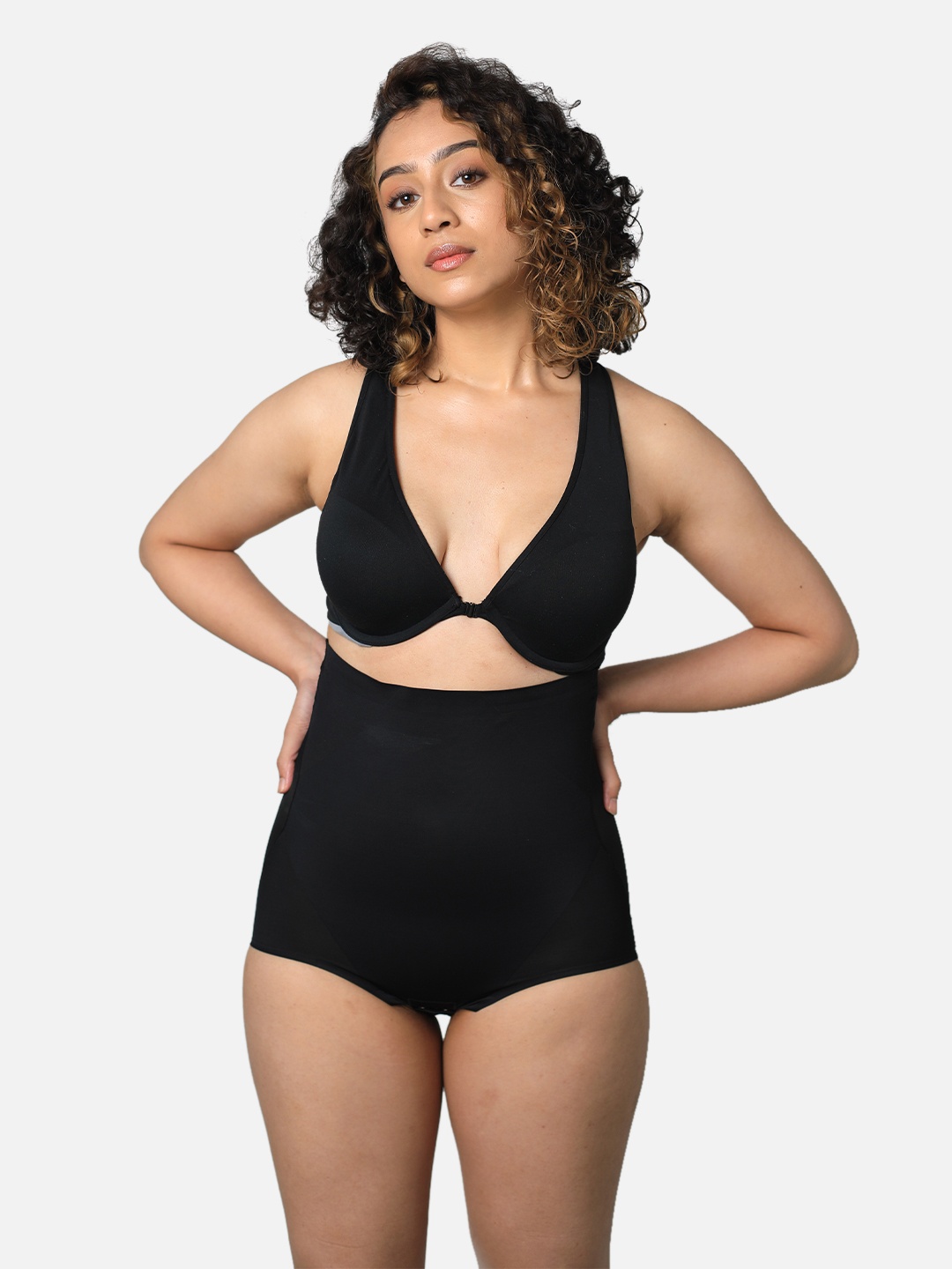 

Butt-Chique Women Black Super Edge Shaper Brief