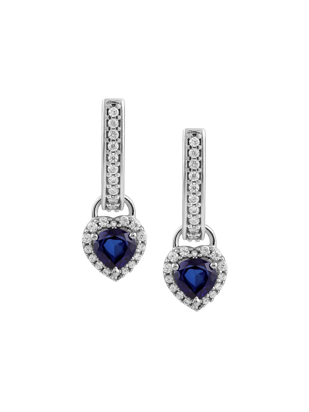 

LA SOULA Blue Contemporary Drop Earrings