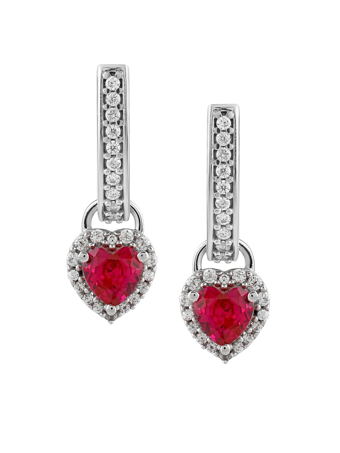 

LA SOULA Red Classic Drop Earrings