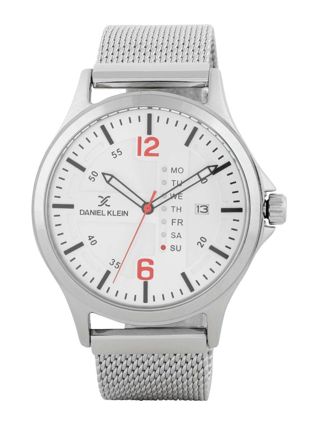 

Daniel Klein Men Silver-Toned Dial & Silver Toned Stainless Steel Analogue Watch DK11553-1