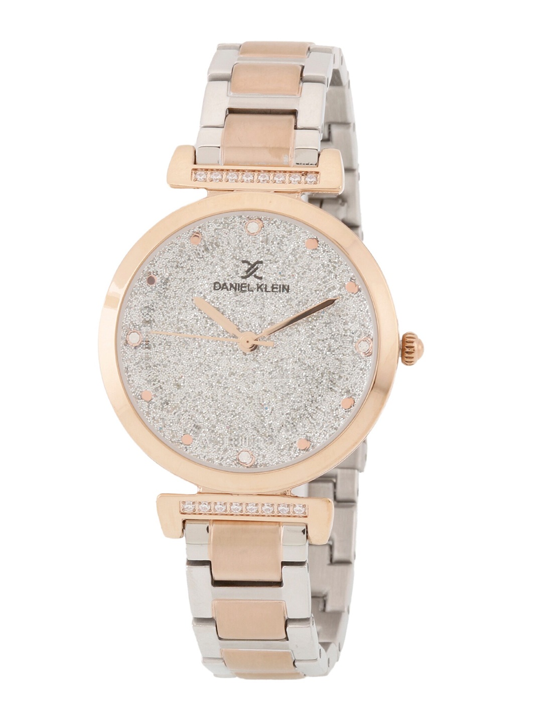 

Daniel Klein Women Silver-Toned Embellished Analogue Watch DK.1.12536-4