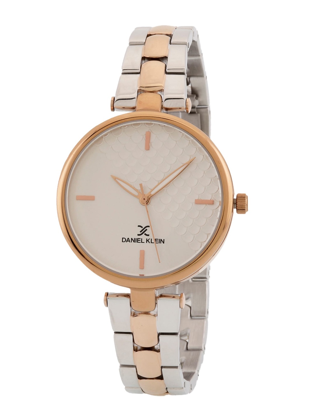 

Daniel Klein Women Silver & Pink Stainless Steel Analogue Watch DK.1.12556-3