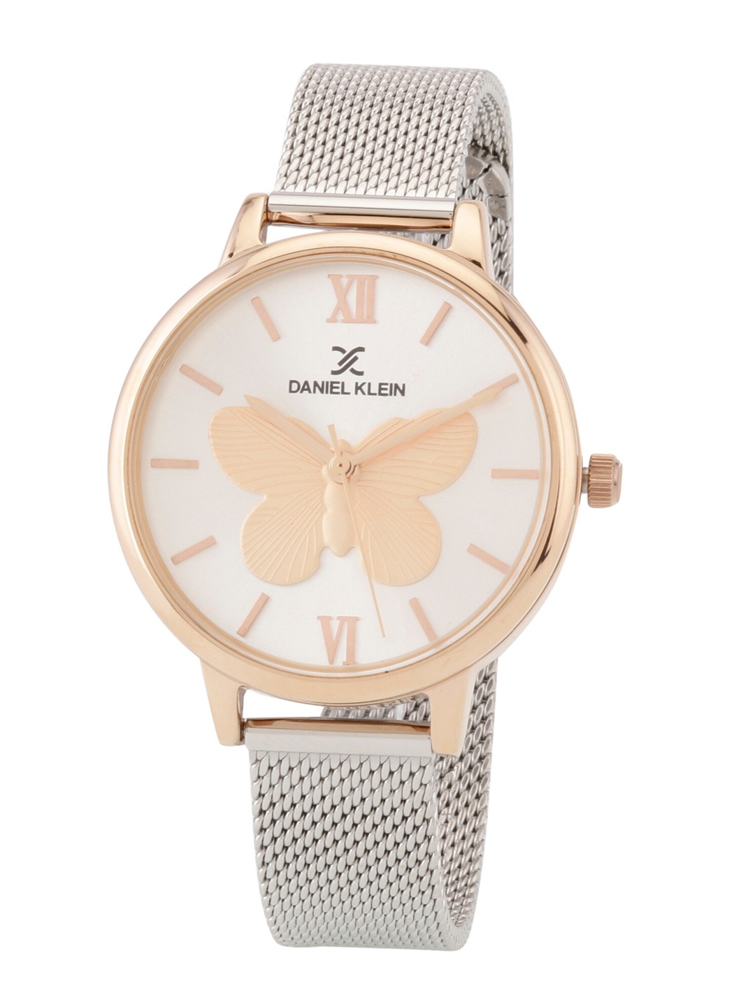 

Daniel Klein Women Silver-Toned Stainless Steel Analogue Watch DK.1.12535-4