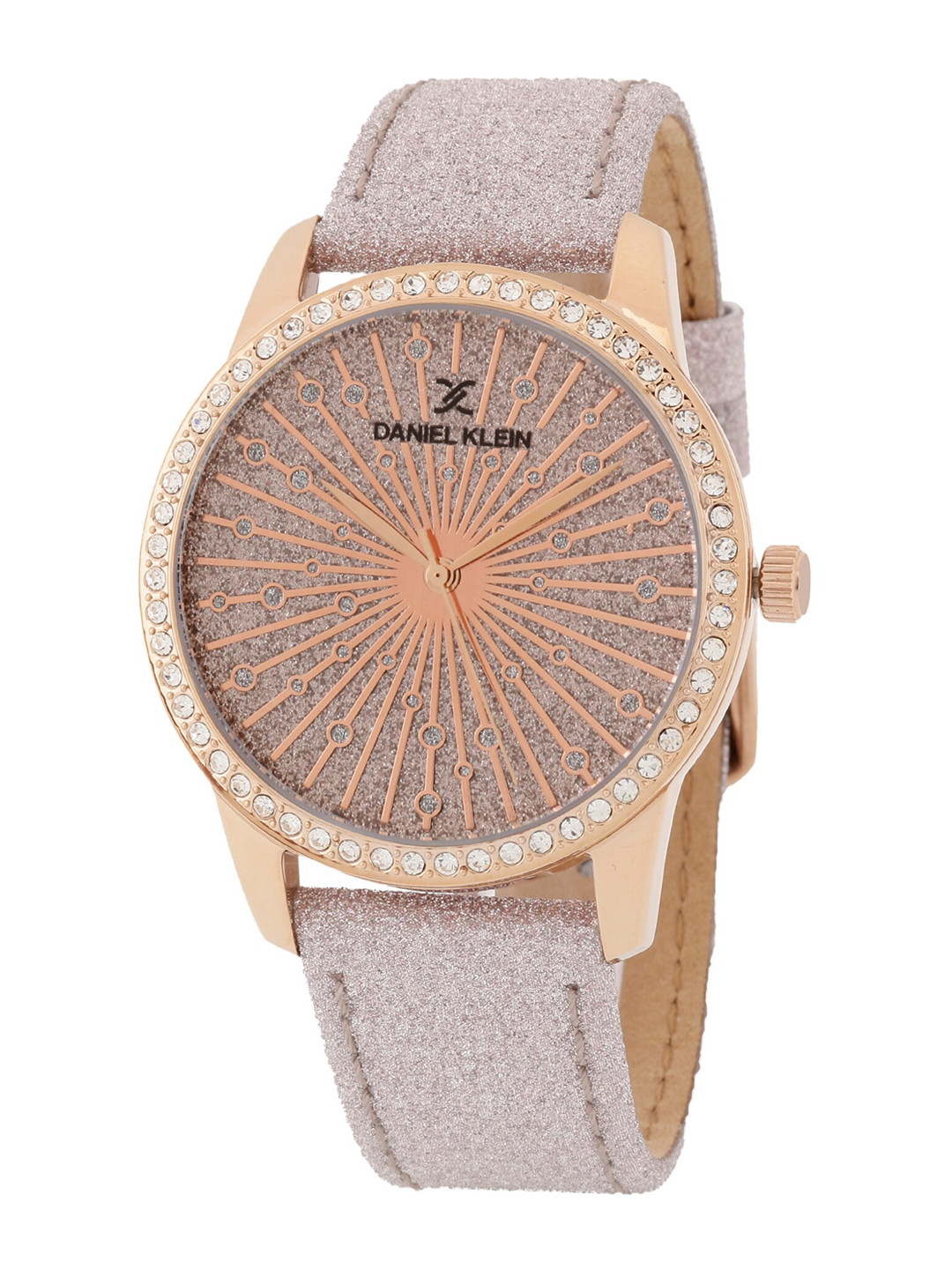 

Daniel Klein Women Rose Gold & Gold Toned Leather Straps Analogue Watch DK.1.12539-4