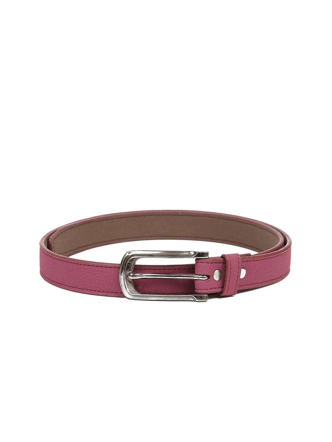 

Calvadoss Women Magenta Textured PU Belt