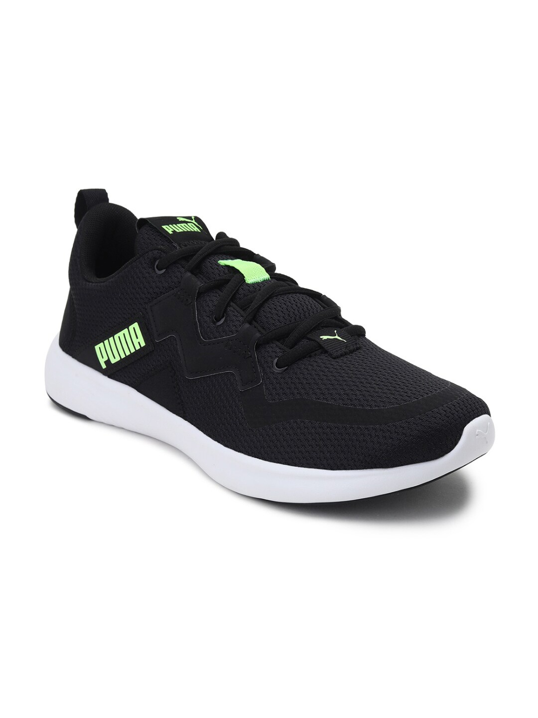 

Puma Softride Vital Men Black & Green Walking Shoes