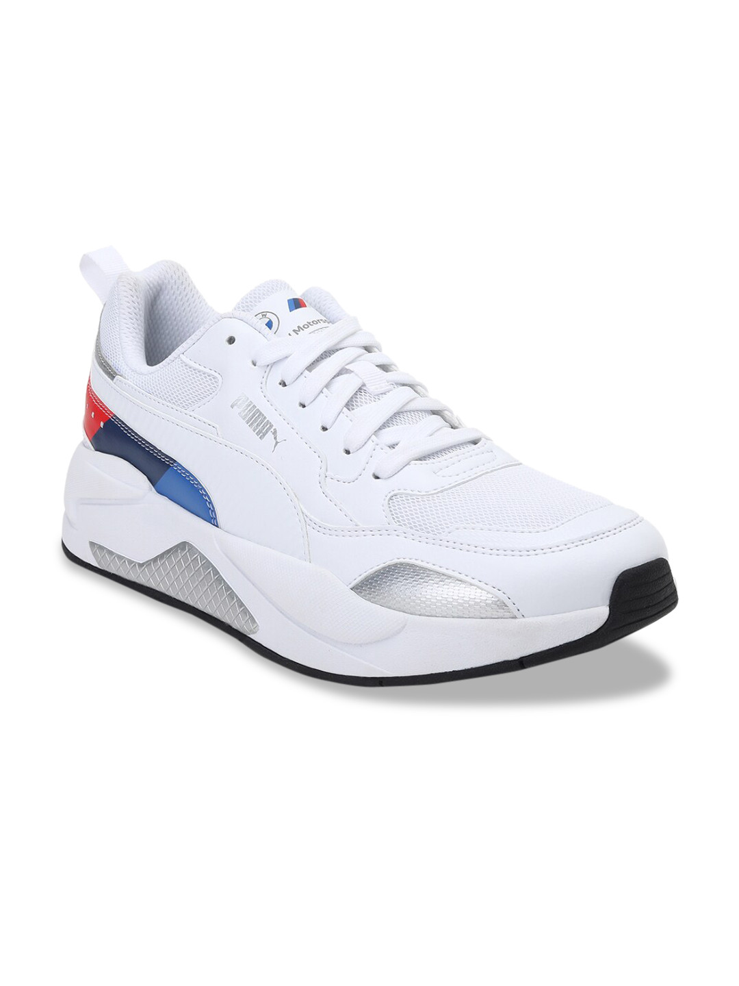 

Puma Unisex White Colourblocked Sneakers