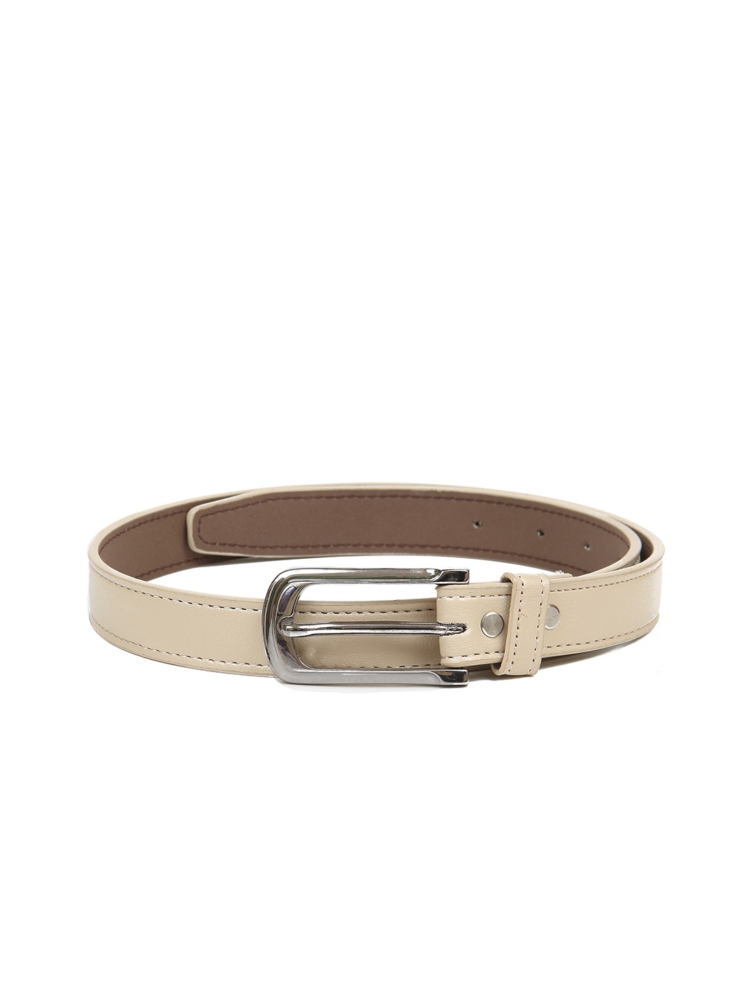 

Calvadoss Women Beige Solid PU Belt