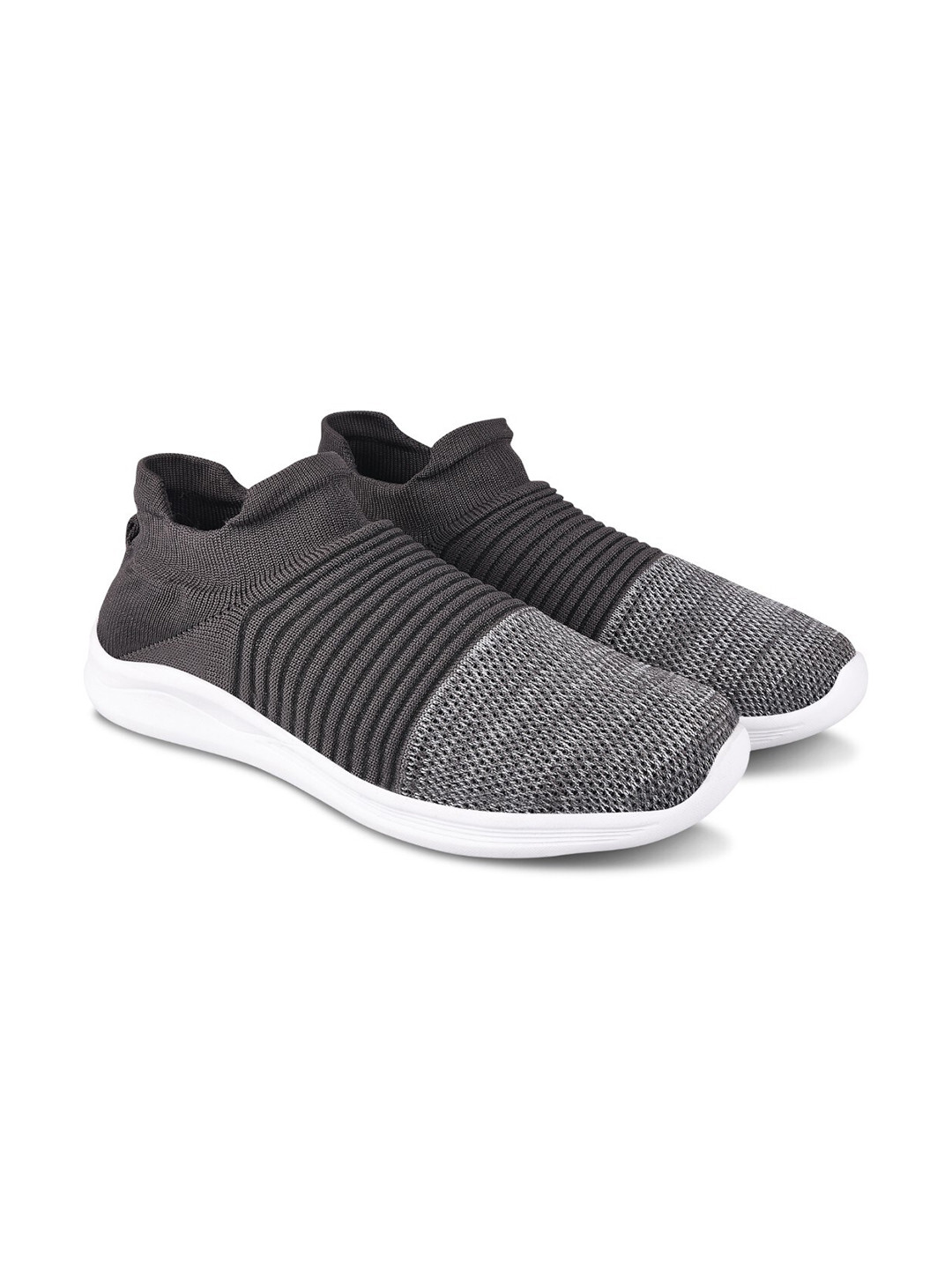

UNISTAR Men Grey Mesh Non-Marking Running Shoes