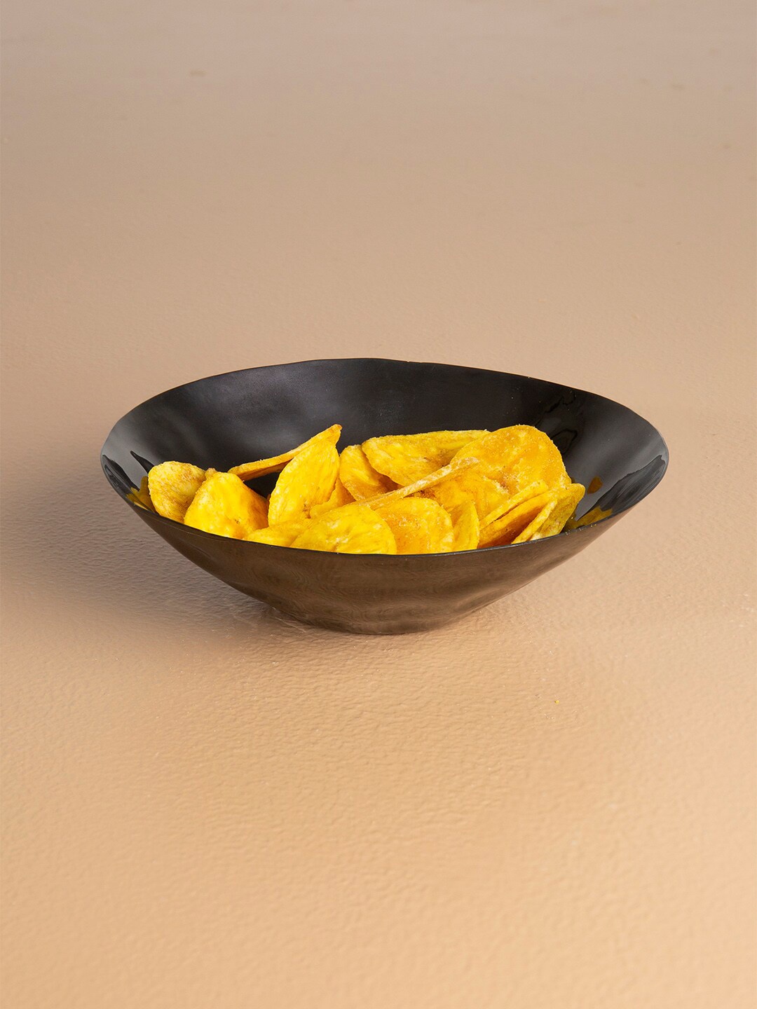 

ellementry Black & Off White Stoneware Glossy Bowl