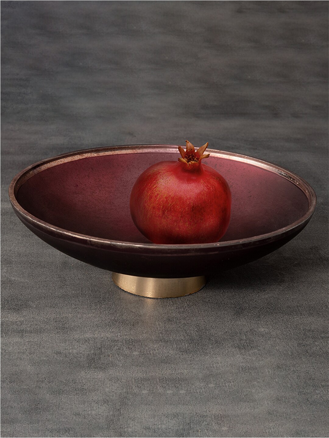 

ellementry Maroon Glass Matte Bowls