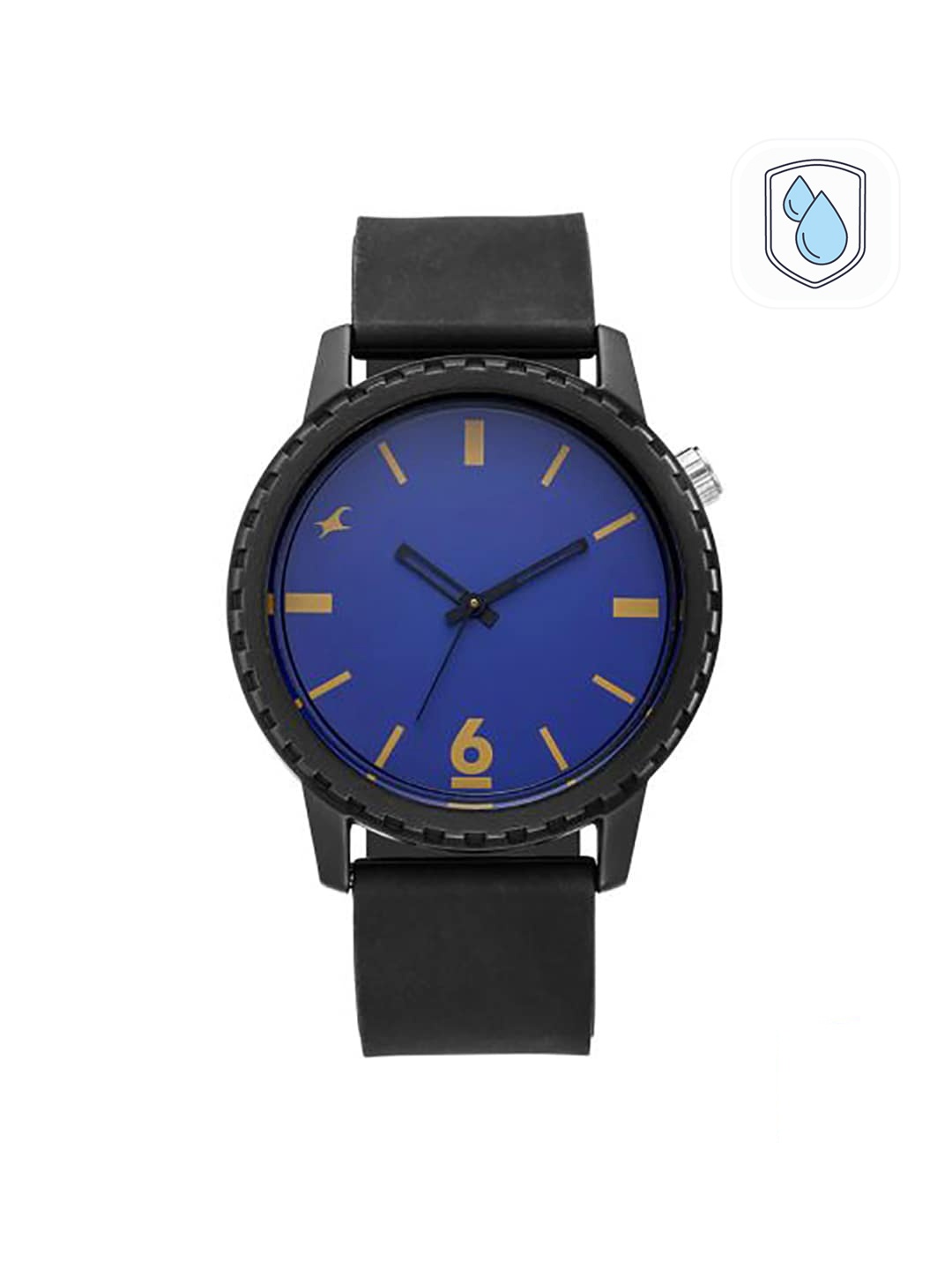 

Fastrack Unisex Blue Dial & Black Straps Analogue Watch 38039PP11W