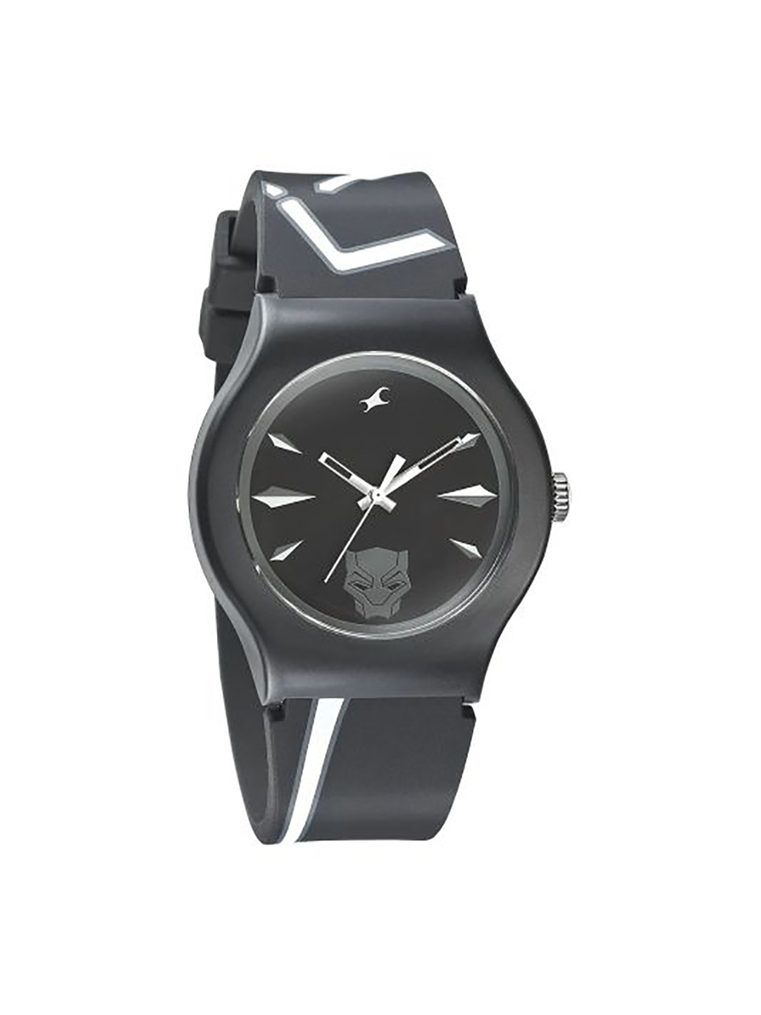 

Fastrack Unisex Black Dial & Straps Marvel Avengers Black Panther Analogue Watch 9915PP95