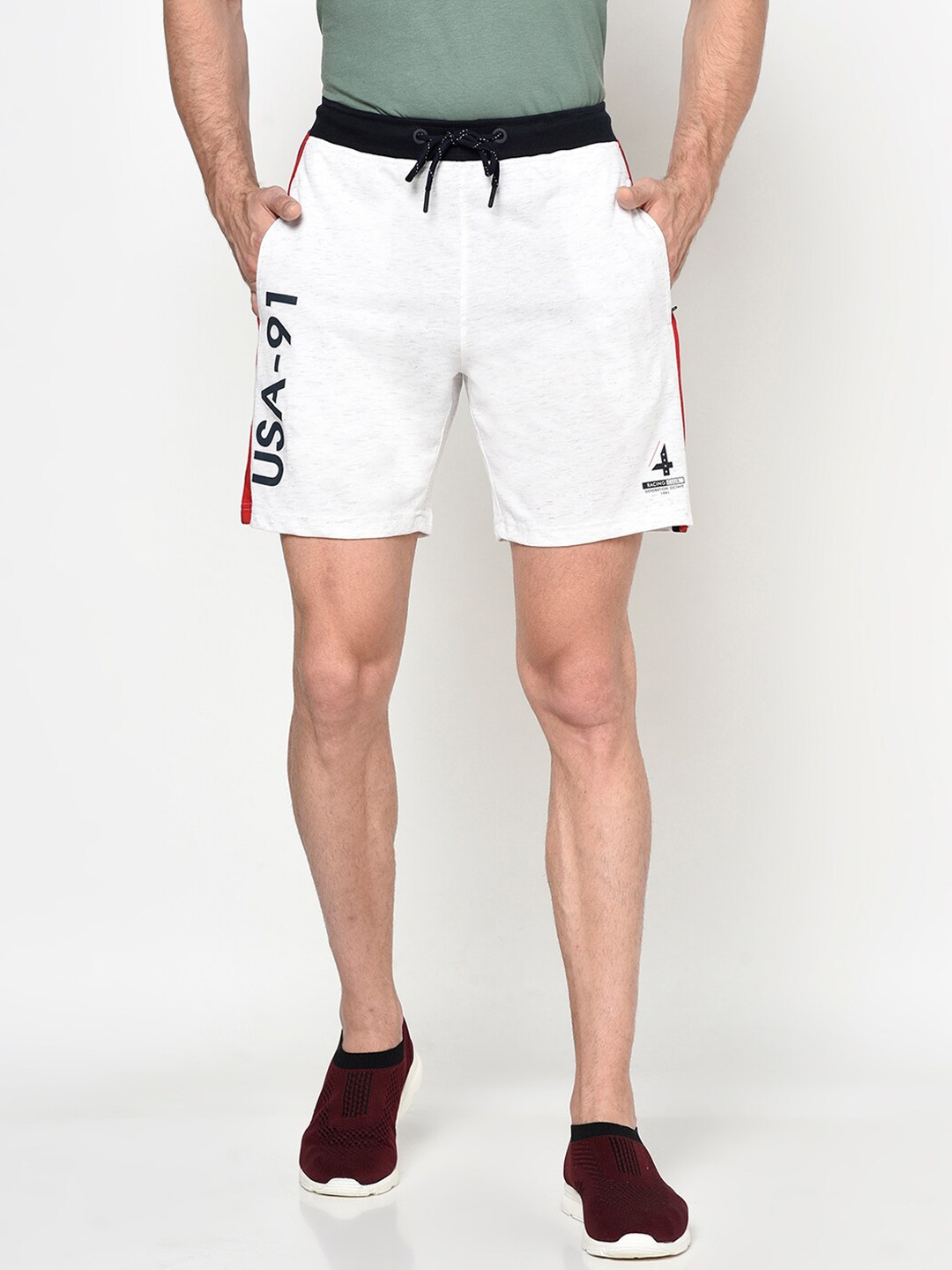 

Octave Men White Regular Shorts