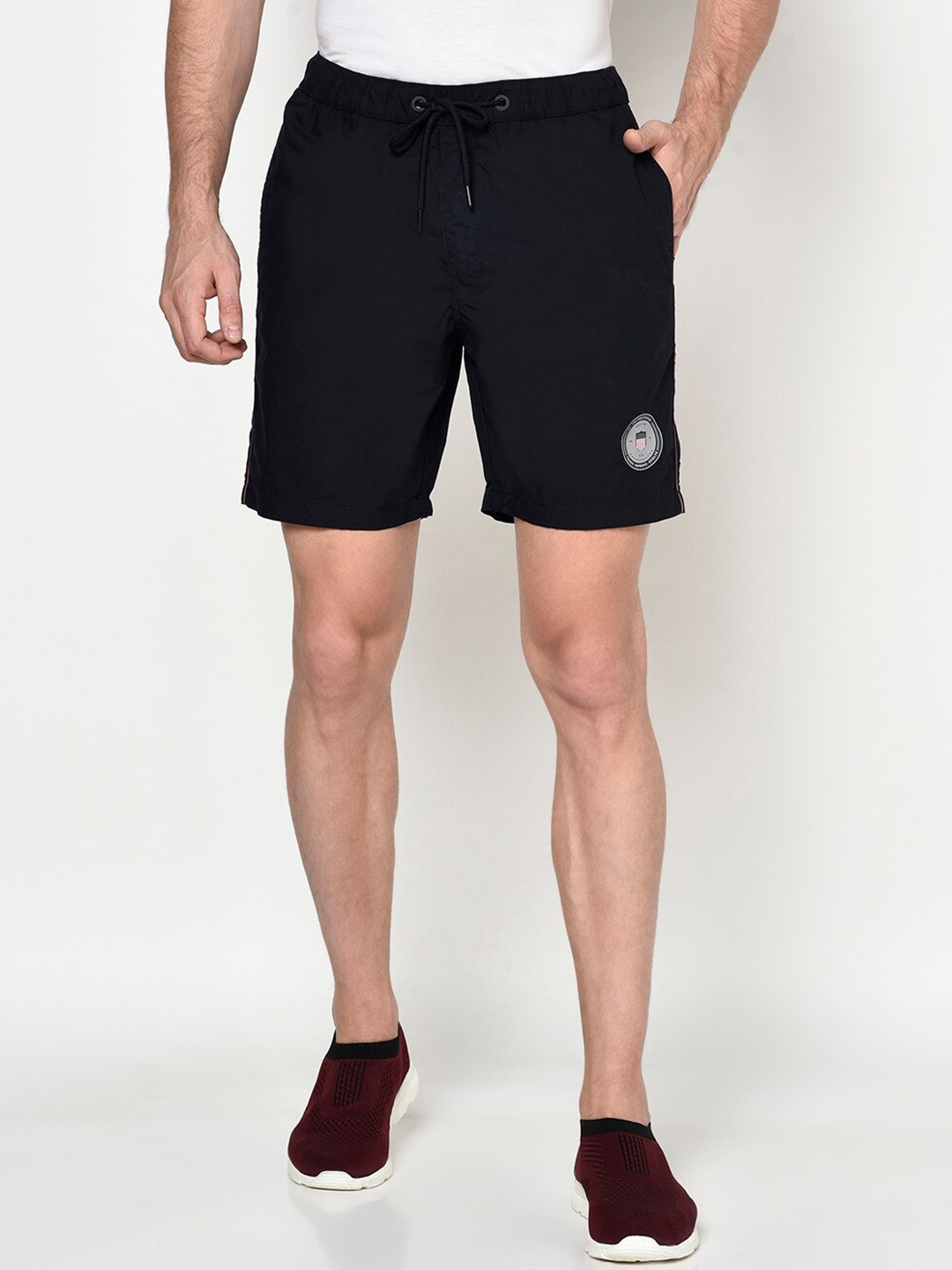 

Octave Men Navy Blue Regular Shorts