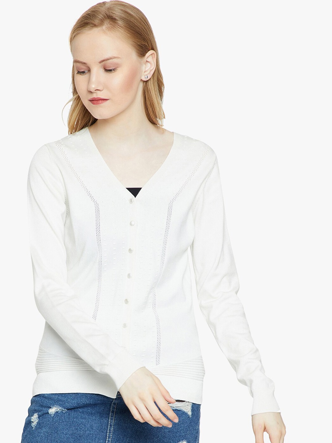 

Madame Women Off White Front-Open