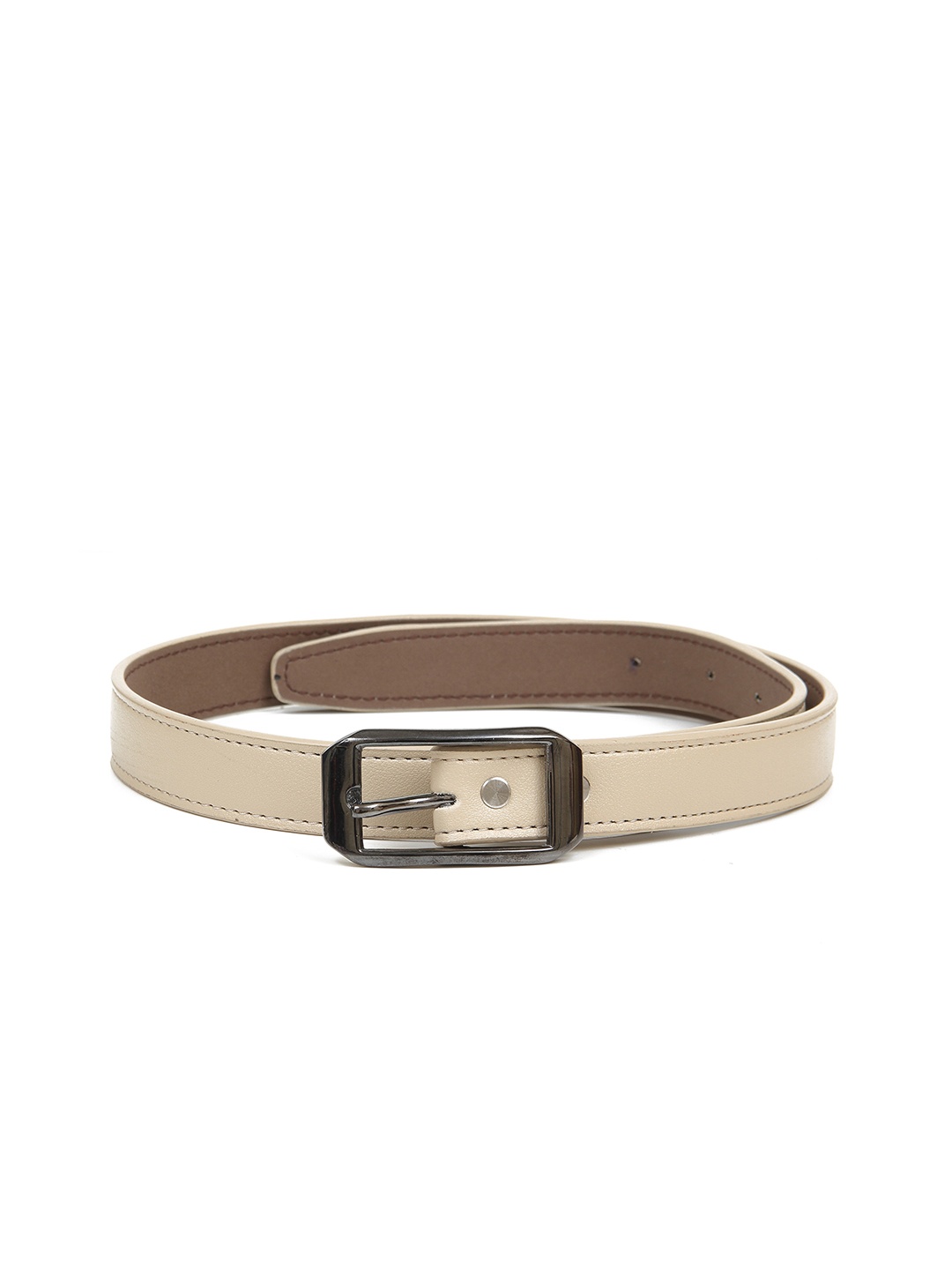 

Calvadoss Women Camel Brown Solid Belt