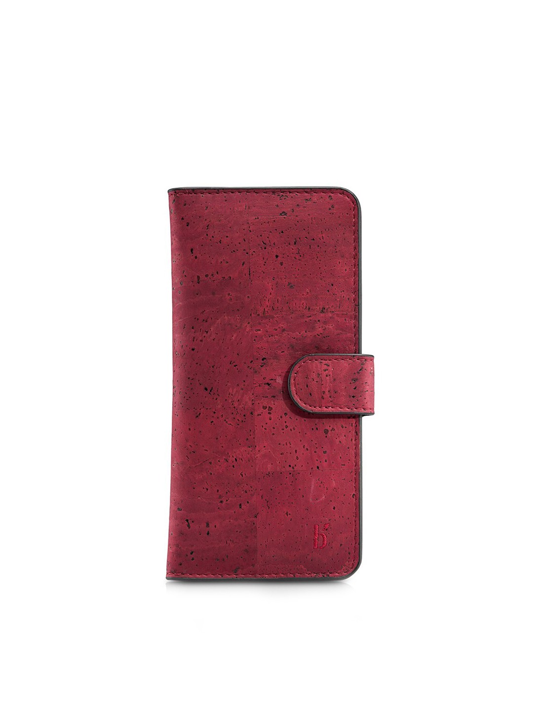 

Beej Women Burgundy Textured Two Fold Sustainable Wallet