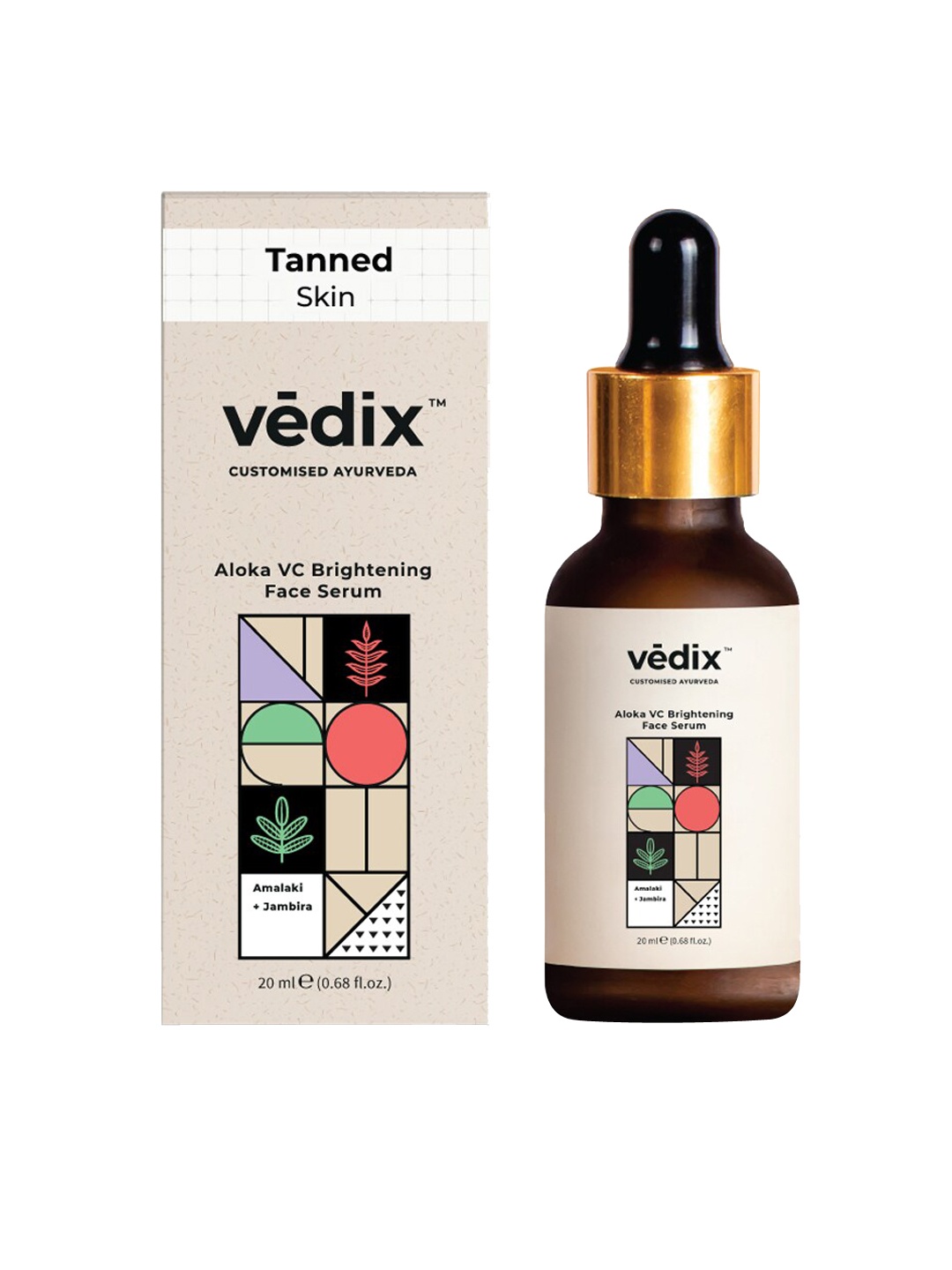 

VEDIX Women Customized Ayurvedic Aloka VC Brightening Face Serum, Transparent