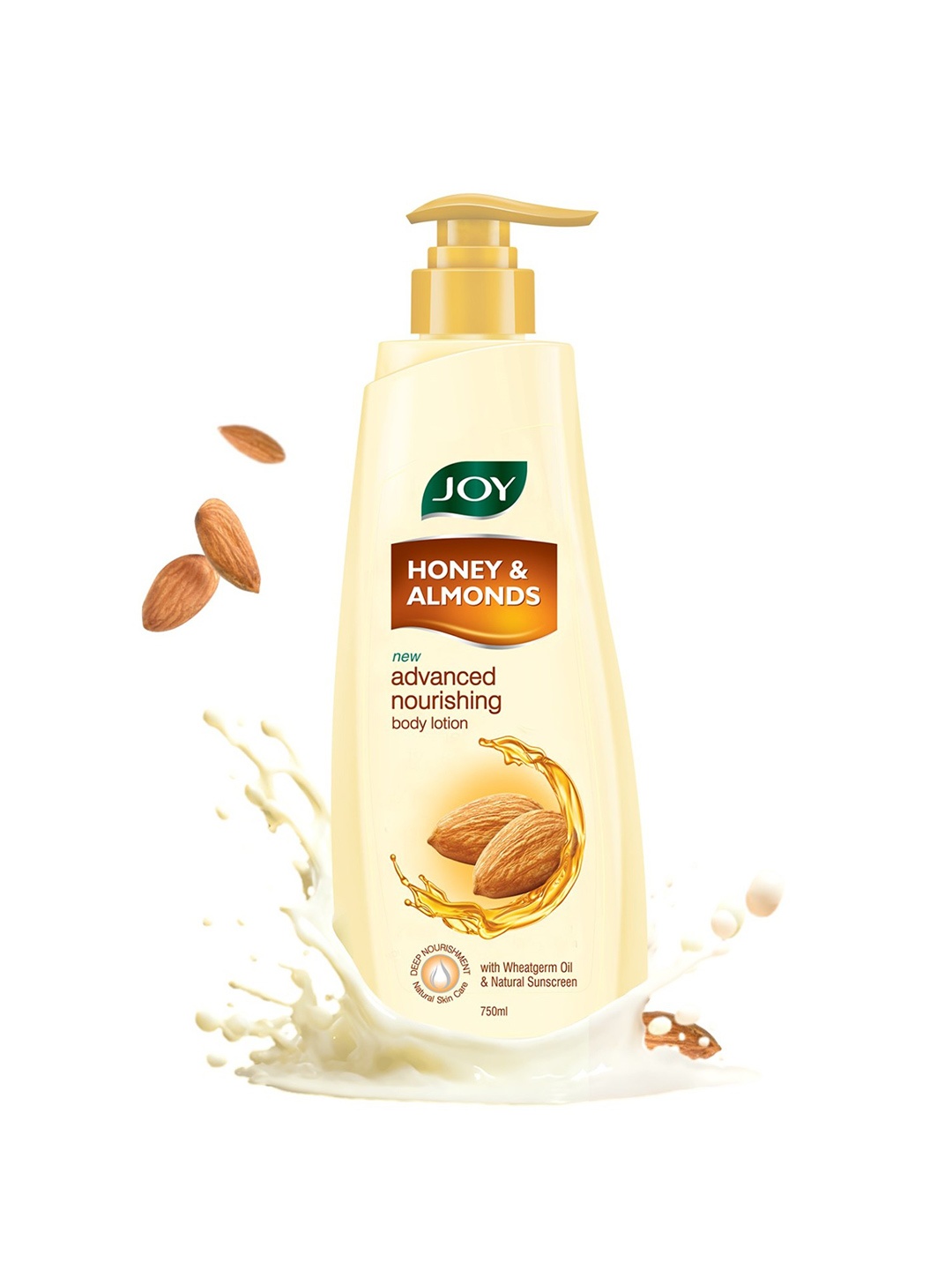 

JOY Honey & Almonds Advanced Nourishing Body Lotion For Winters - 750ml, Yellow