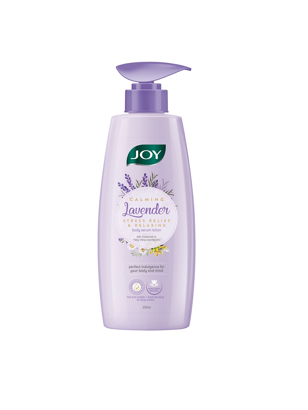 

JOY Calming Lavender Stress Relief & Relaxing Body Serum Lotion - 300ml, Purple