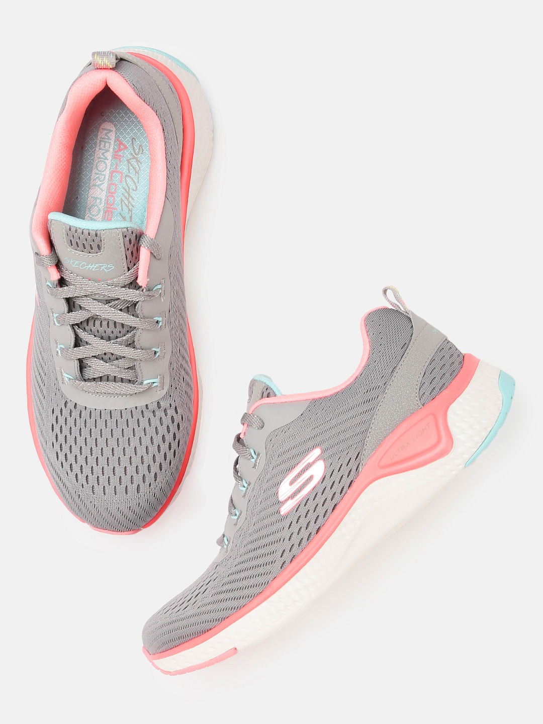 

Skechers Women Grey & Pink Solar Fuse - Cosmic View Sneakers