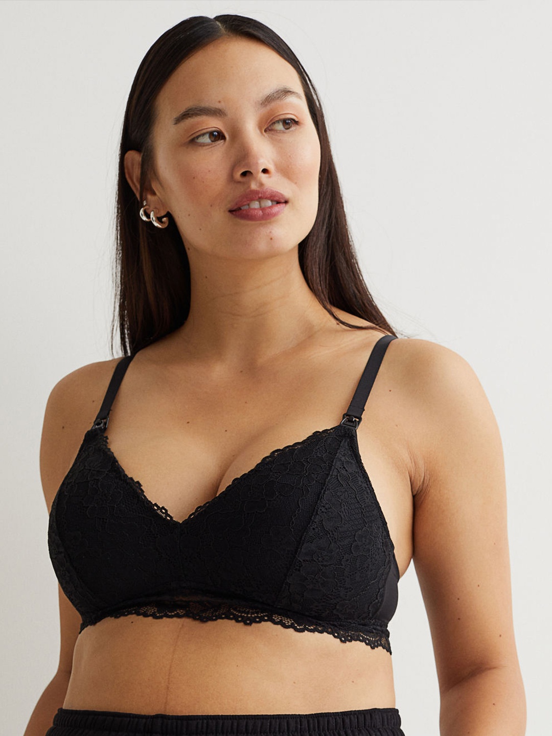 

H&M Black Lace MAMA Padded Nursing Bra