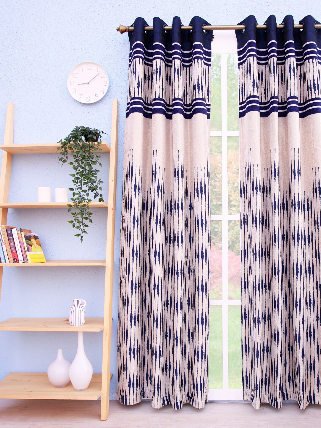 

Ariana Pink & Blue Door Curtain