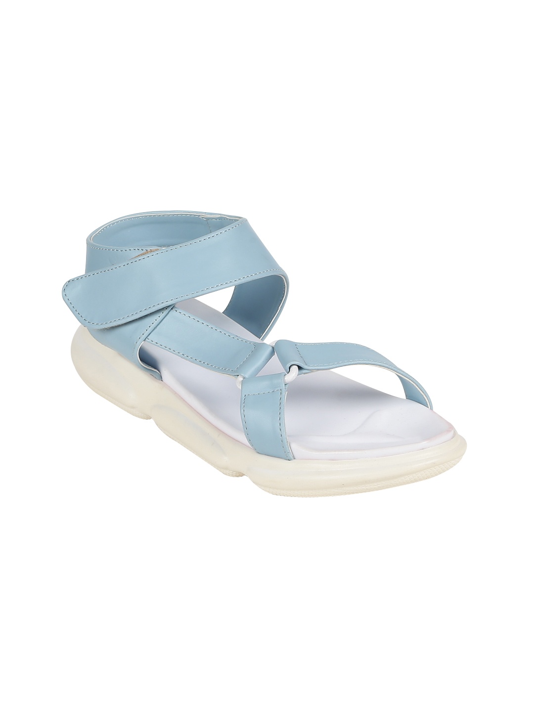 

Monrow Women Blue Open Toe Flats