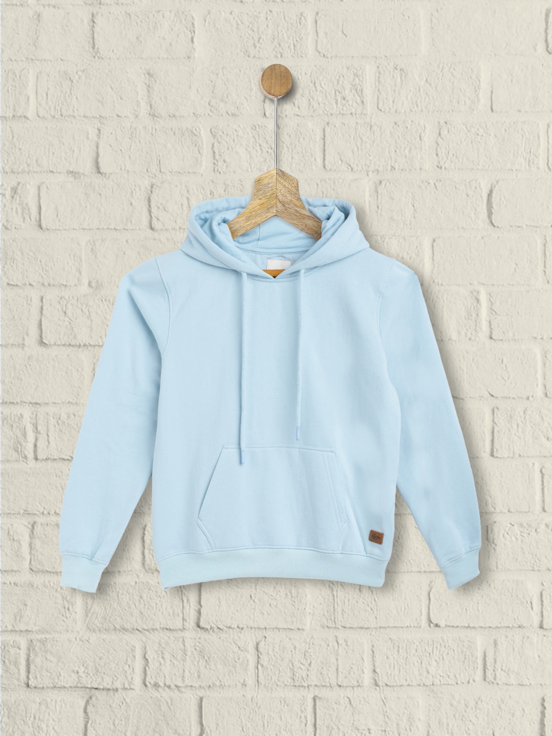 

UTH by Roadster Boys Blue Solid Hooded Sweatshirt
