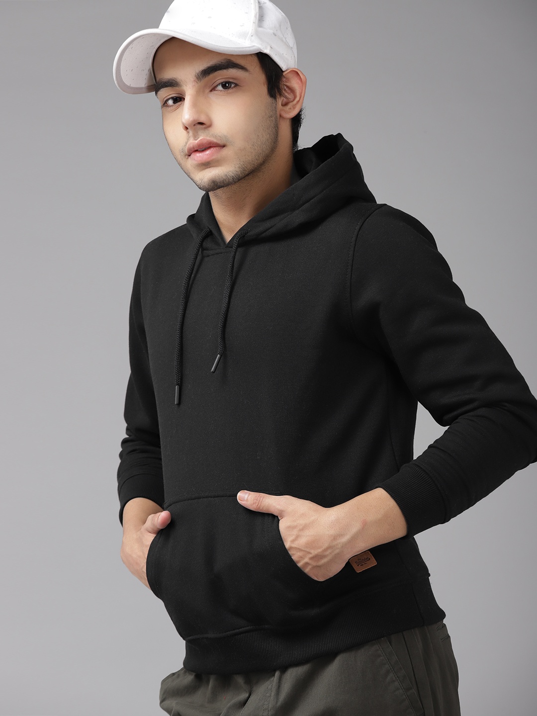 

UTH by Roadster Boys Black Hooded Sweatshirt