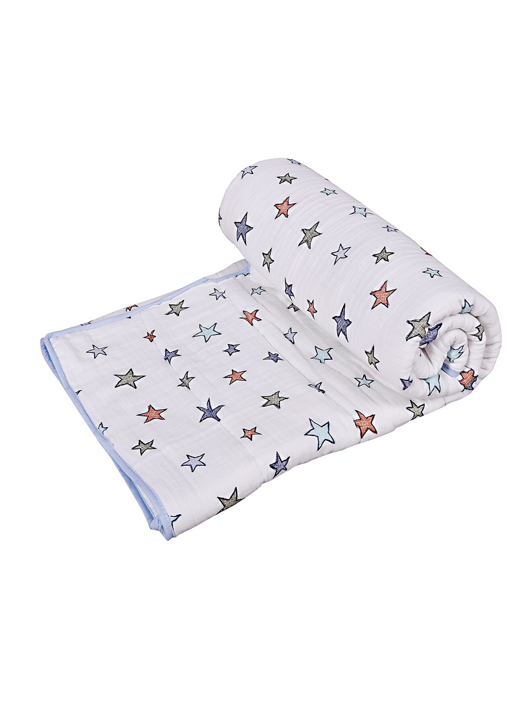 

Moms Home Unisex Kids Multi Abstract 150 GSM AC Quilt Blanket