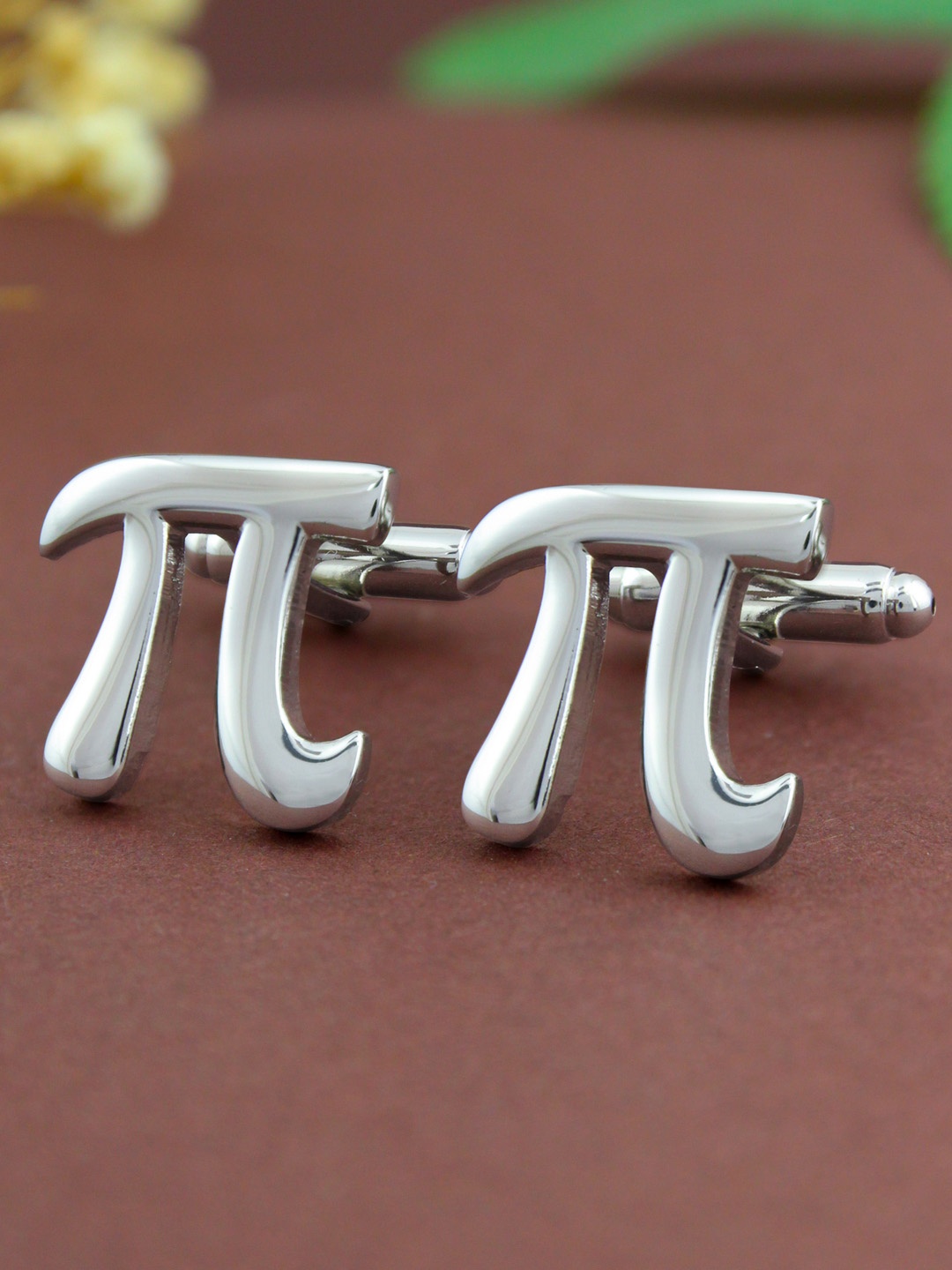 

PELUCHE Unisex Silver-Toned & Plated Quirky Cufflinks
