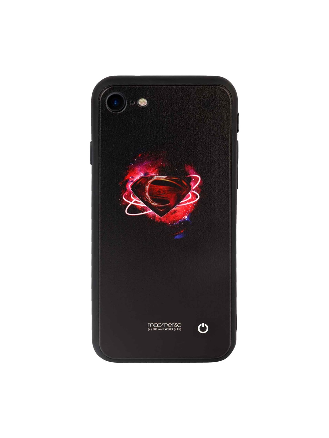 

macmerise Black & Red Superman Supremacy Lumous Led iPhone 7 Phone Case