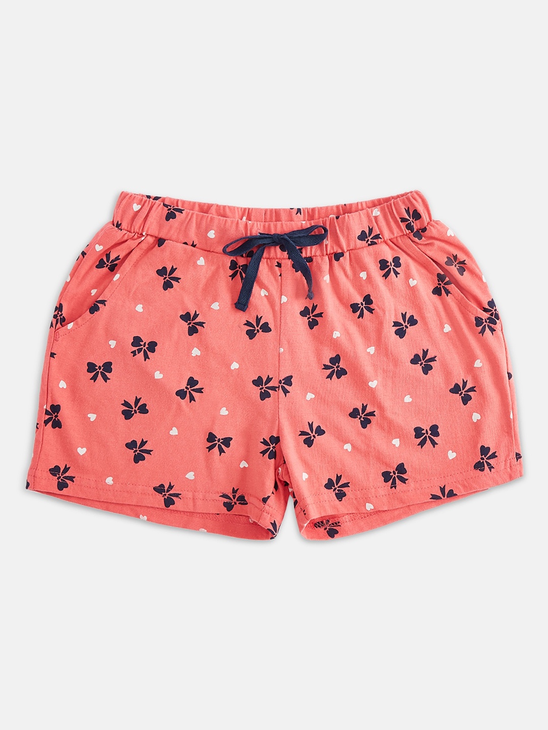 

Pantaloons Junior Girls Coral Printed Regular Shorts