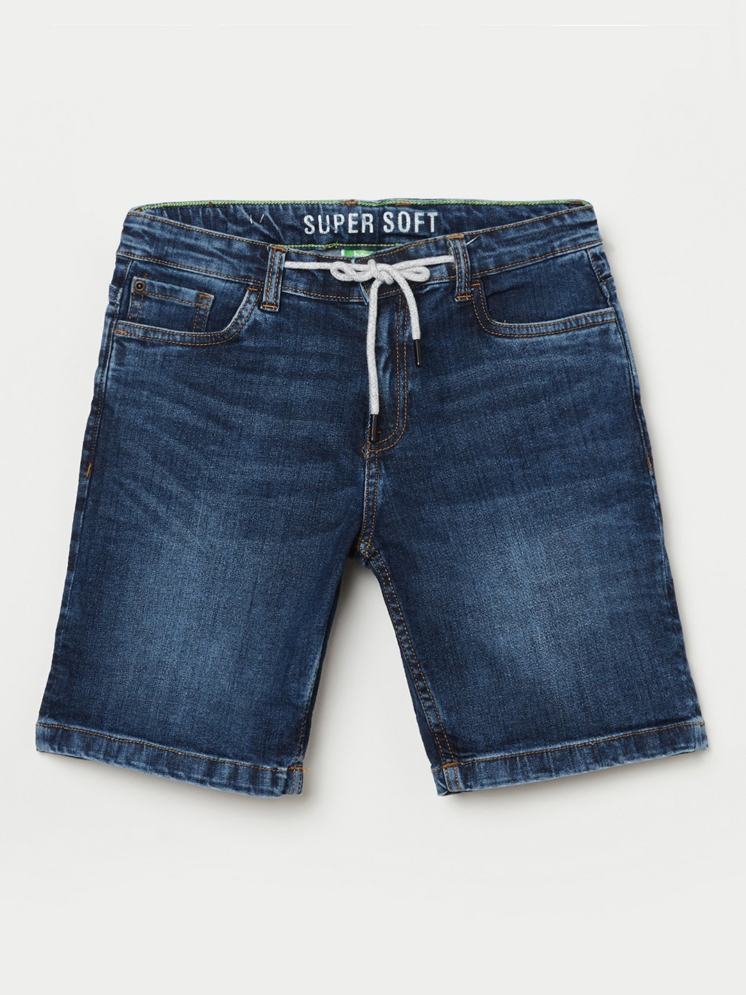 

Bossini Boys Blue Washed Denim Shorts