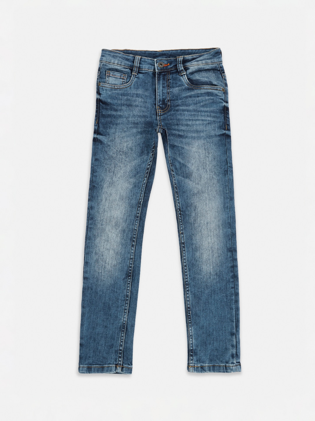 

Pantaloons Junior Boys Blue Light Fade Jeans