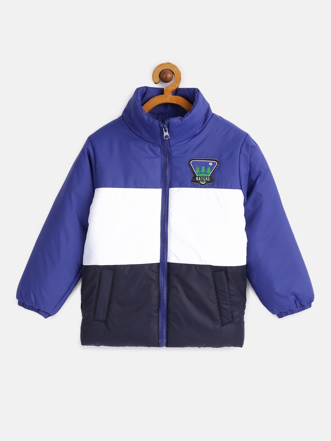 

HERE&NOW Boys Multicoloured Colourblocked Padded Jacket, Multi