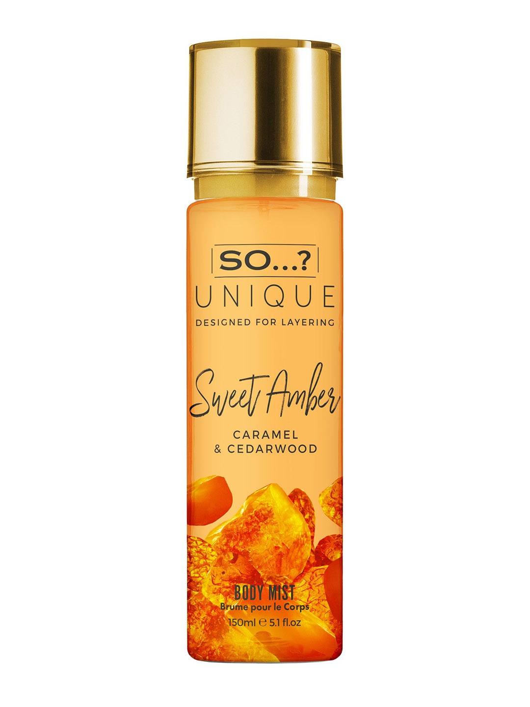 

SO Women Unique Sweet Amber Body Mist 150ml, White