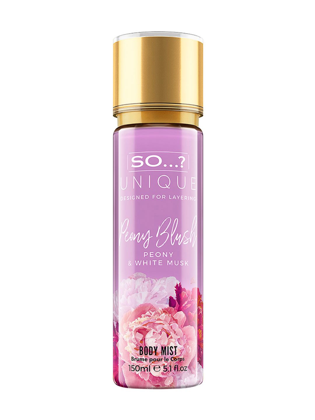 

SO Women Unique Peony Blush Body Mist 150ml, White