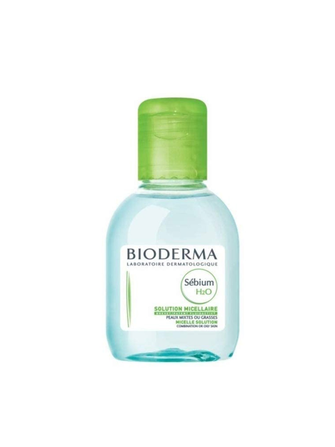 

BIODERMA Sebium H2O Purifying Micellar Cleansing Water Makeup Remover - 100 ml, Green