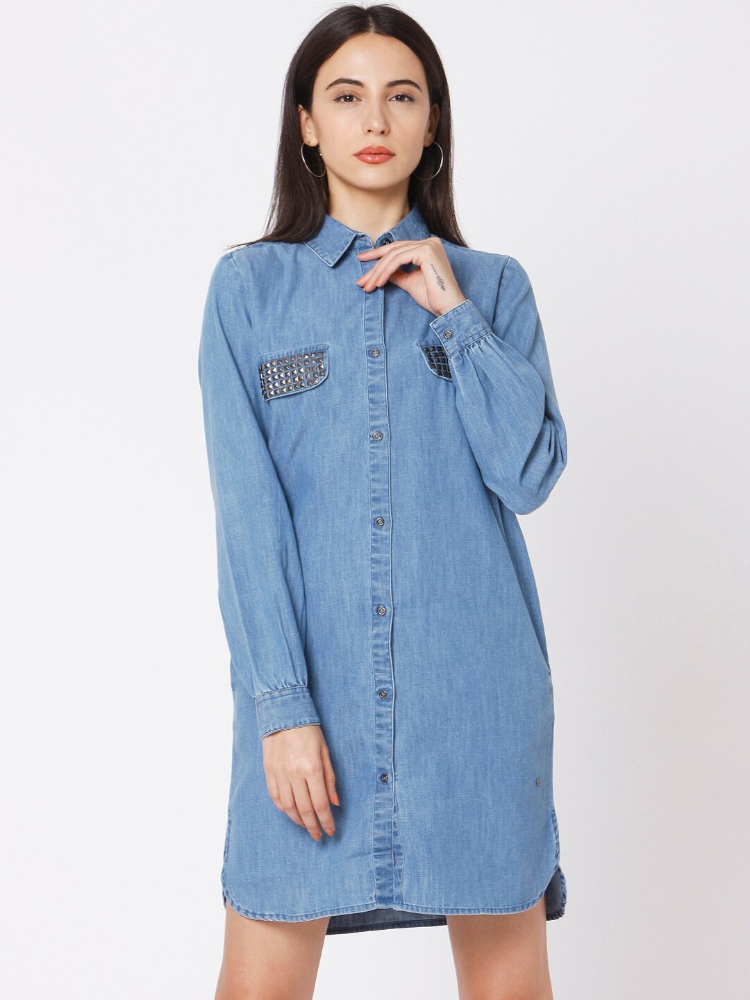 

SPYKAR Blue Shirt Dress