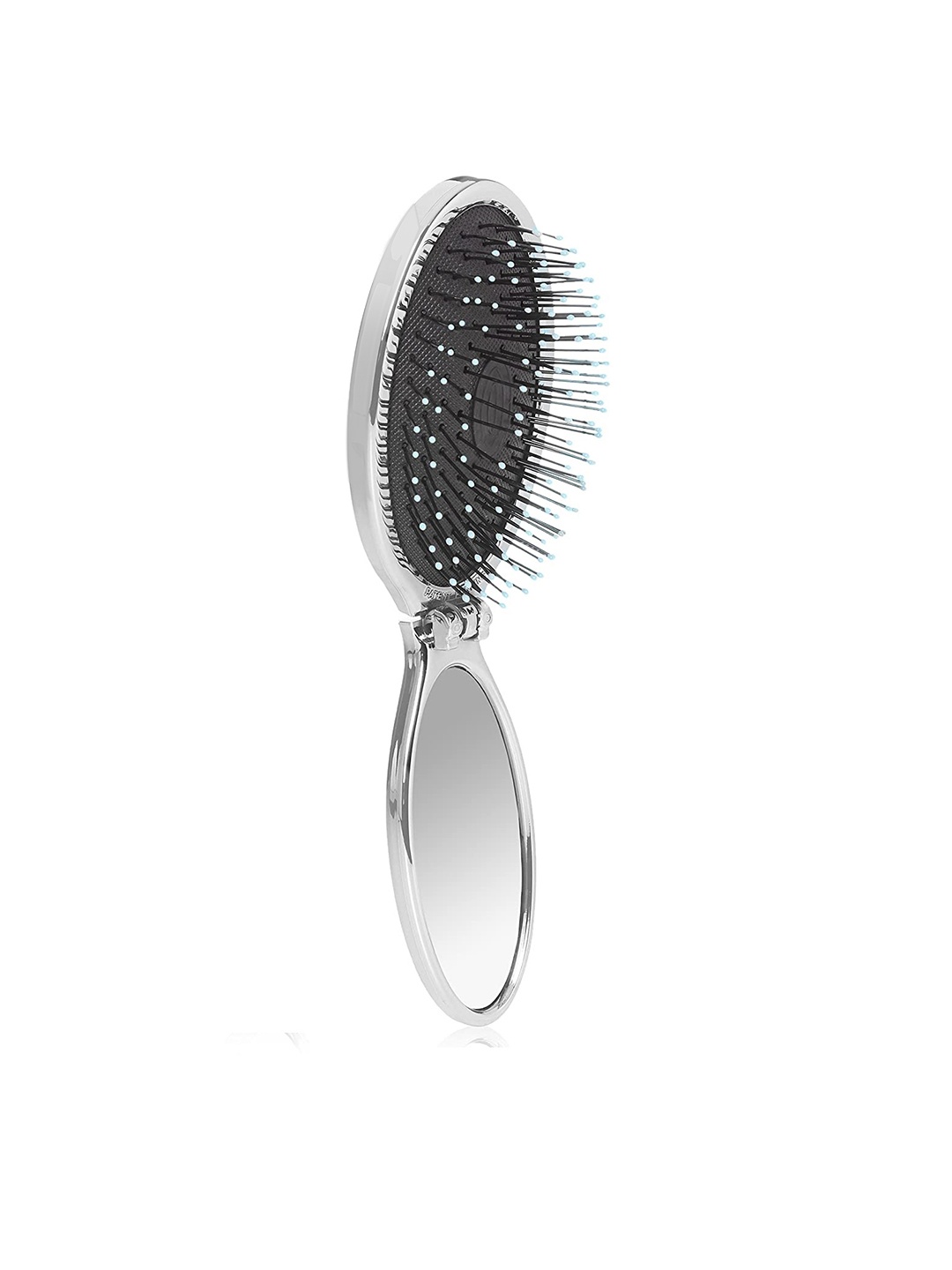 

Wet Brush Pro Mini Pop Fold Professional Paddle Hair Brush - Silver