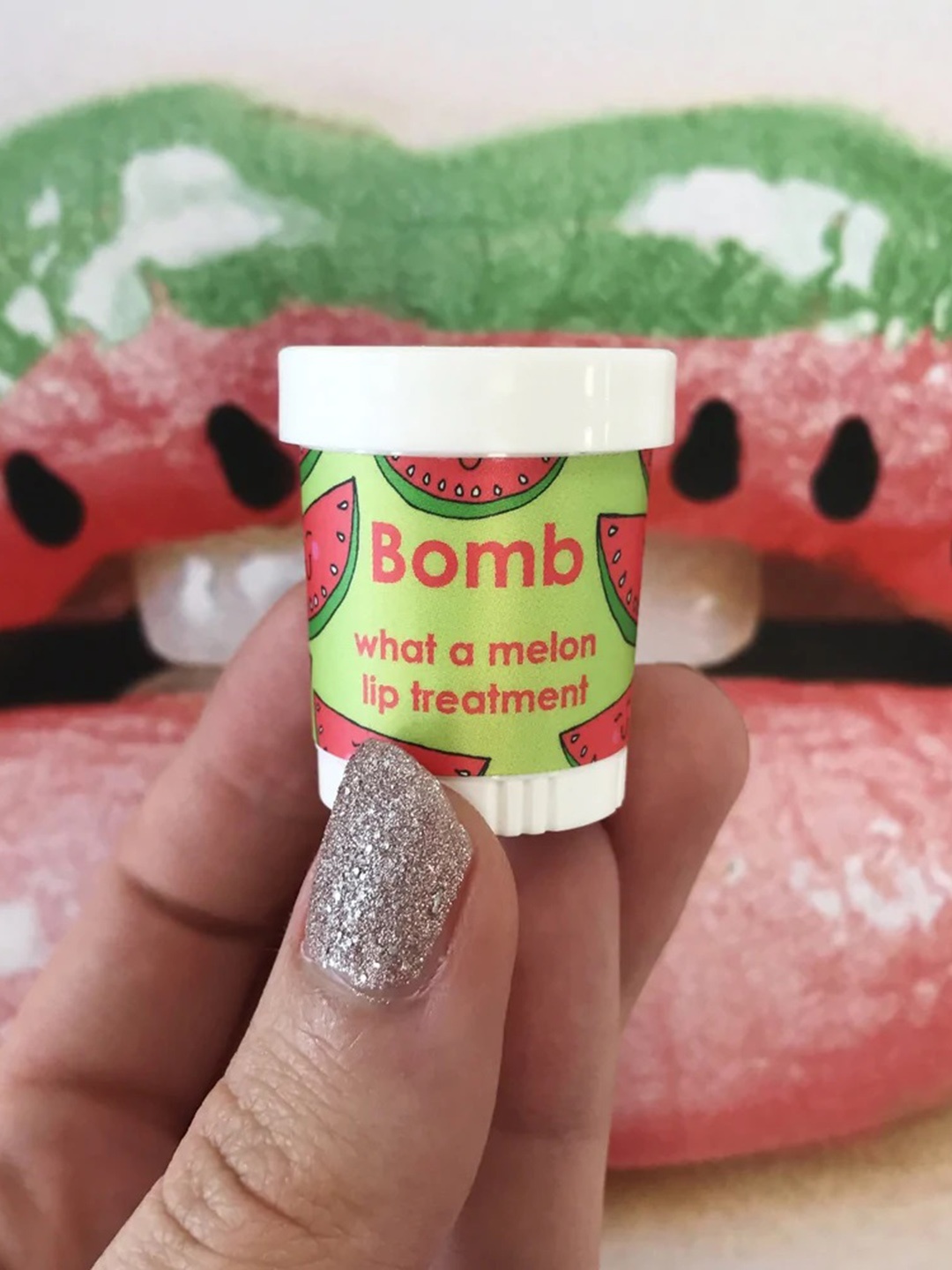 

Bomb Cosmetics What A Melon Lip Treatment - 4.5g, Lime green
