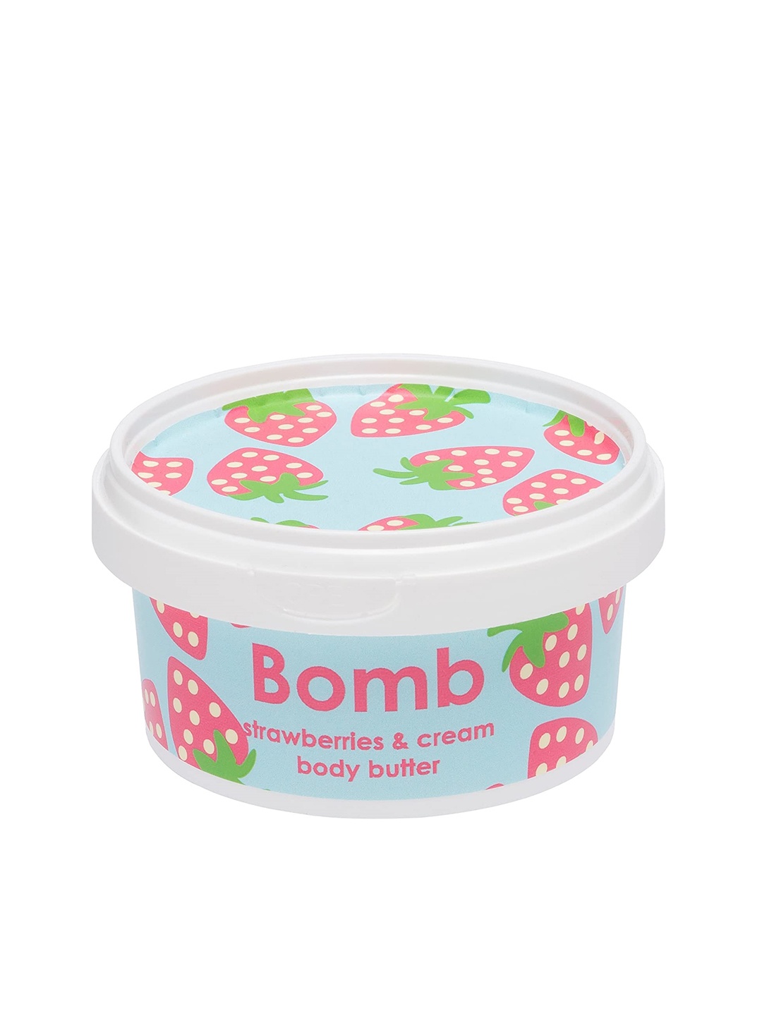 

Bomb Cosmetics Strawberries & Cream Body Butter - 200ml, Blue