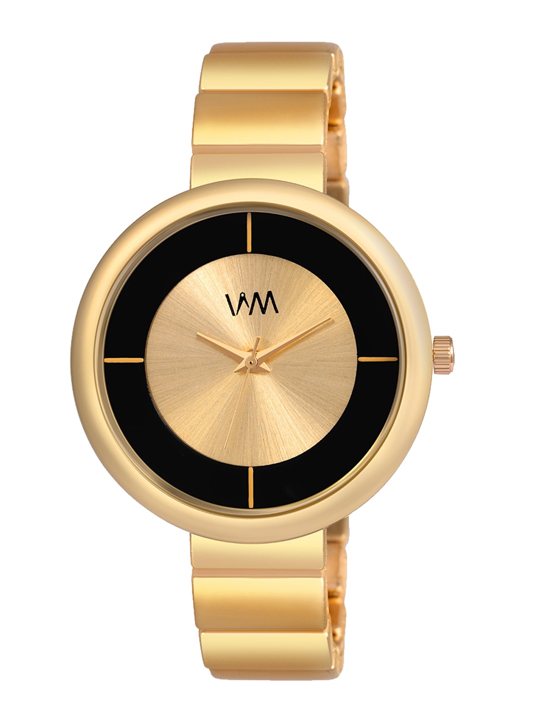 

Watch Me Women Gold-Toned Dial& Gold Toned Bracelet Style Straps Analogue Watches PP-044